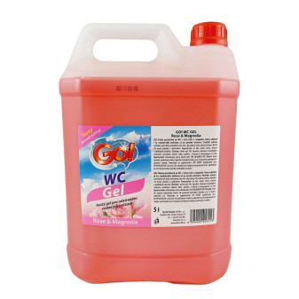GO! WC gel čistič, Rose & Magnolia, 5 l