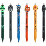 Gumovací pero COLORINO Clicker, 0,5 mm, Divoká zvířata