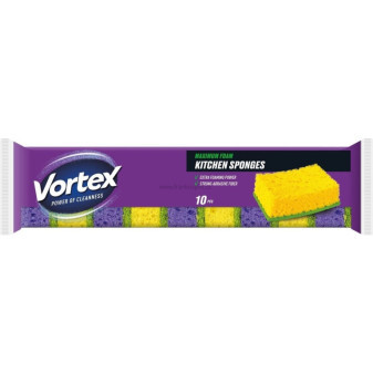Houbička na nádobí VORTEX Maximum Foam, 10 ks