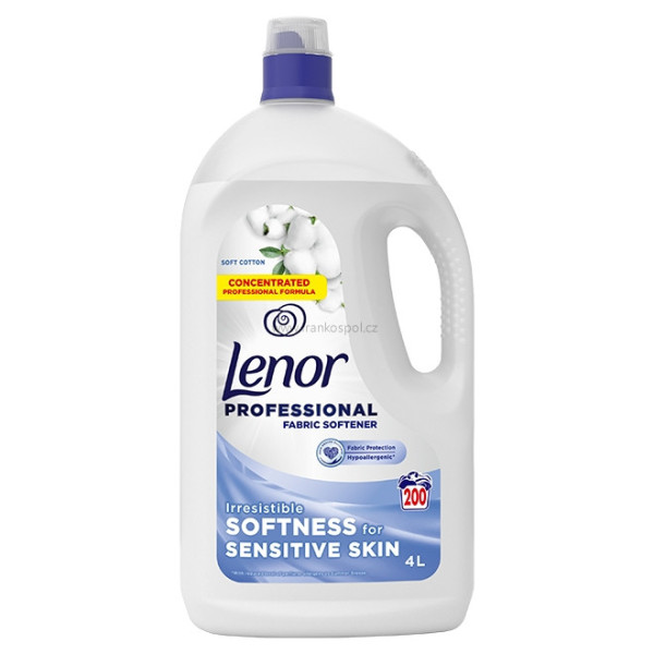 Aviváž LENOR Professional Sensitive Cotton, 4 l