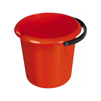 Kbelík SPOKAR s výlevkou, 10 l, červený