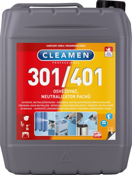 CLEAMEN 301/401 osvěžovač-neutralizátor pachů, 5L
