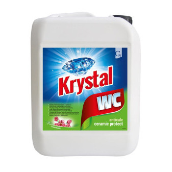 KRYSTAL WC kyselý čistič, 5 l, na keramiku s ochranou - zelený