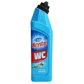 KRYSTAL WC kyselý čistič, 750 ml, na keramiku - modrý
