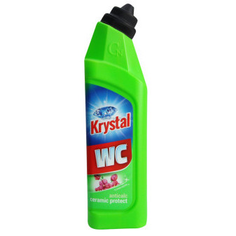 KRYSTAL WC kyselý čistič, 750 ml, na keramiku s ochranou - zelený
