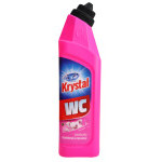 KRYSTAL WC kyselý čistič, 750 ml, na nerez a keramiku - růžový