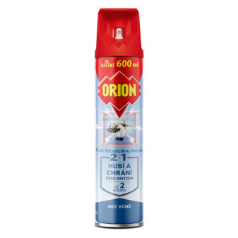 ORION 2v1 sprej proti létajícímu hmyzu, 600 ml, bez vůně