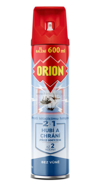 ORION 2v1 sprej proti létajícímu hmyzu, 600 ml, bez vůně