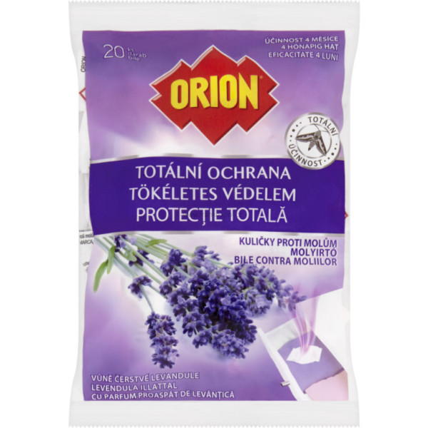ORION Fragrance kuličky proti molům, levandule, 20 ks
