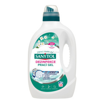 SANYTOL dezinfekční gel na prádlo, 2,65 l, květinová svěžest
