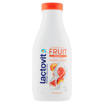 Sprchový gel LACTOVIT FRUIT Energy, broskev a grep, 500 ml