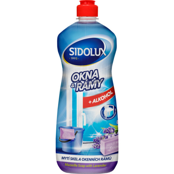 SIDOLUX čistič na okna a rámy, 1 l, Marseille Lavender