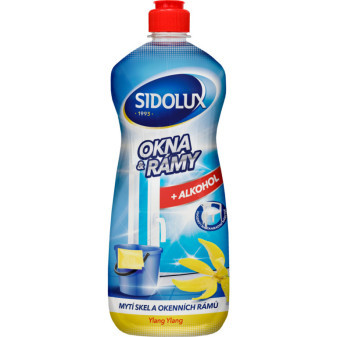 SIDOLUX čistič na okna a rámy, 1 l, Ylang Ylang