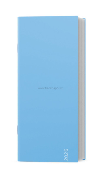 Měsíční diář BOŽKA COLOR, bledě modrý