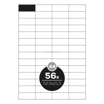 Print etikety 52,5x21,3 mm