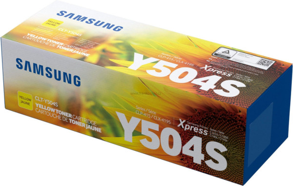Toner SAMSUNG CLT-Y504S Yellow, originální
