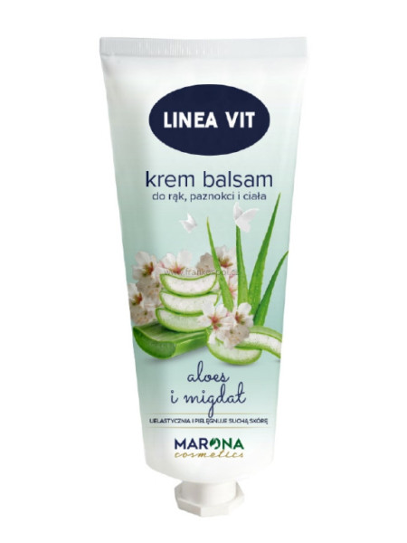 Krémový balzám na ruce i tělo LINEA VIT, 100 ml, Aloe Vera a třešňový květ