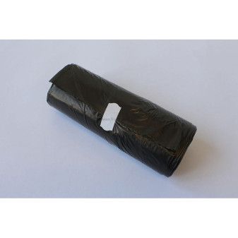 Pytel do koše 50 x 60 cm, 30 l, 15 mic, černý