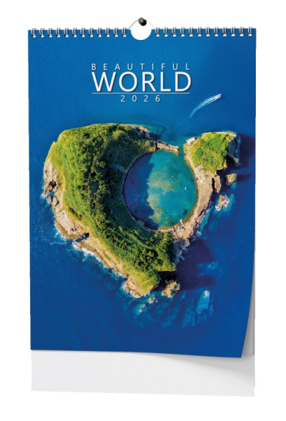 Nástěnný kalendář BEAUTIFUL WORLD, BNF6