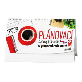 Stolní kalendář PLÁNOVACÍ DAŇOVÝ s poznámkami, BSN7