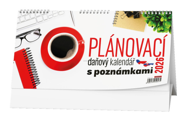 Stolní kalendář PLÁNOVACÍ DAŇOVÝ s poznámkami, BSN7