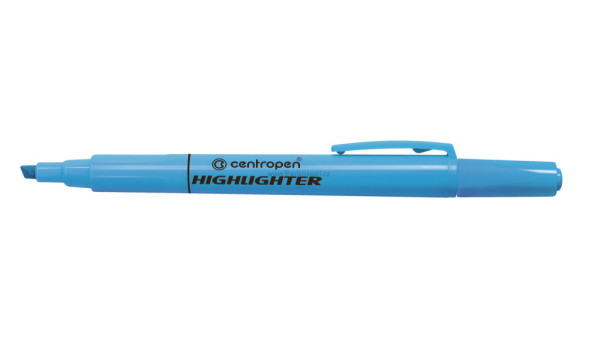 Zvýrazňovač CENTROPEN 8722, modrý