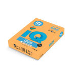 Barevný papír IQ COLOR, A4, 80g, neon. oranžový