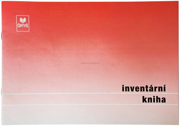 Inventární kniha, A4, 12 listů