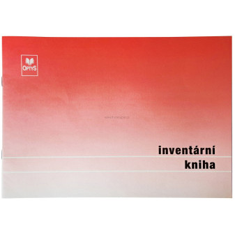 Inventární kniha, A4, 12 listů