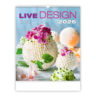 Nástěnný kalendář LIVE DESIGN, N260