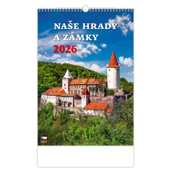 Nástěnný kalendář NAŠE HRADY A ZÁMKY, N104