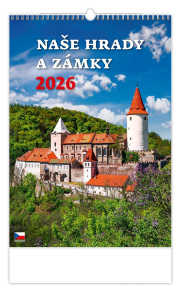 Nástěnný kalendář NAŠE HRADY A ZÁMKY, N104